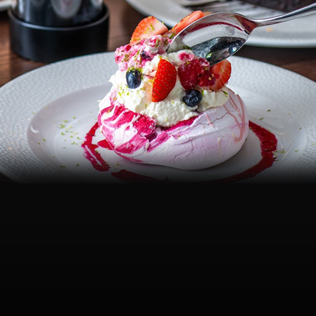 Dessert menu at The Harts Boatyard