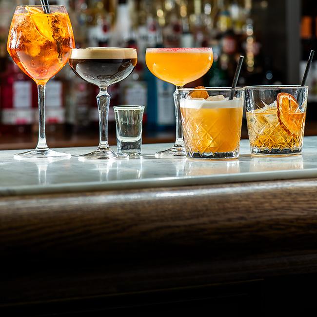 Wine & Drinks menu at The Harts Boatyard