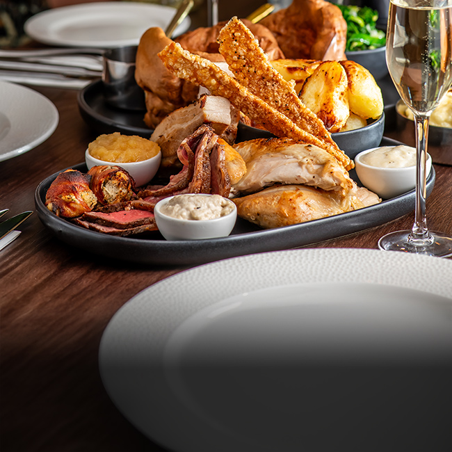 Sunday menu at The Harts Boatyard