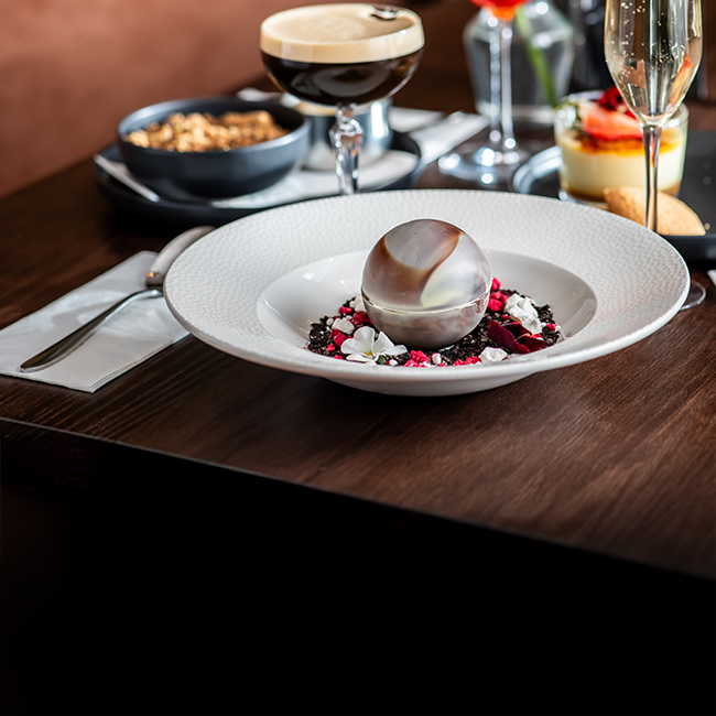 Dessert menu at The Harts Boatyard