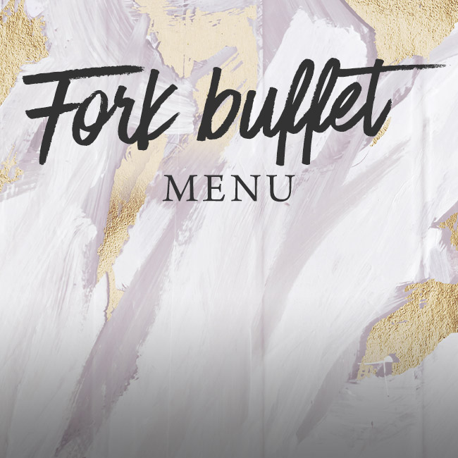 Fork buffet menu at The Harts Boatyard