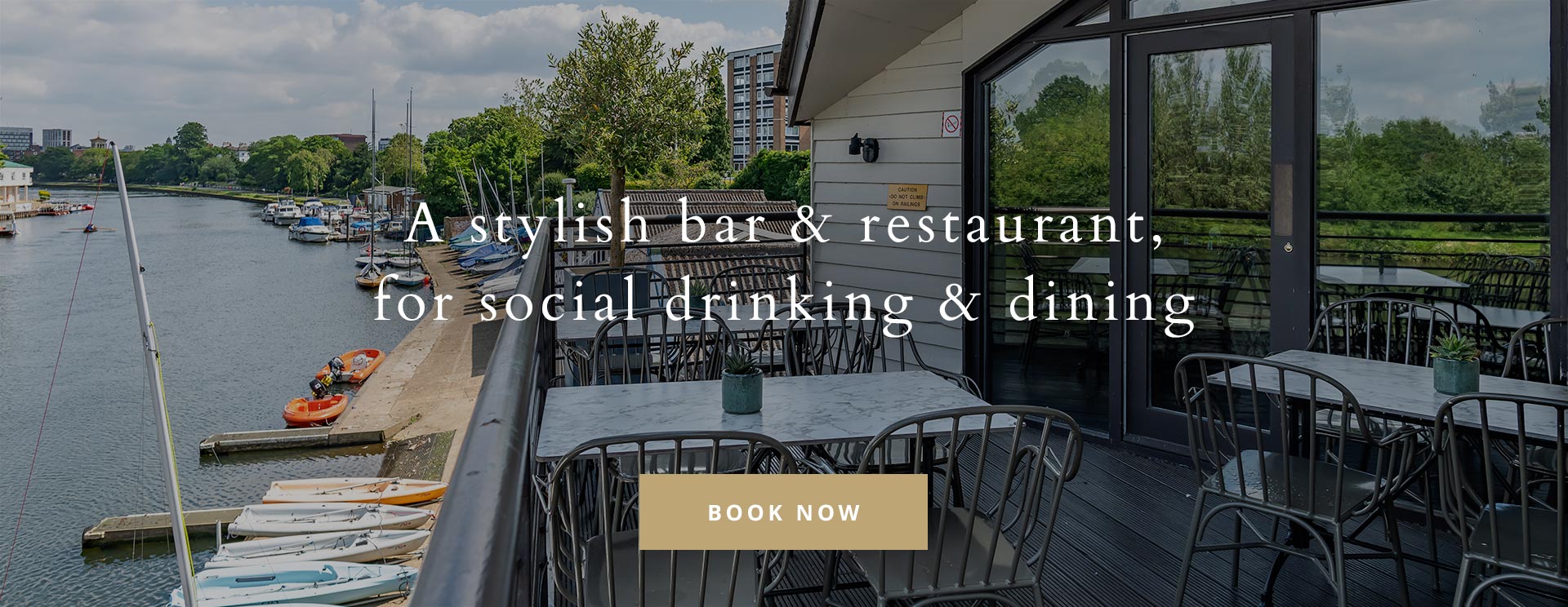 The Harts Boatyard, a country pub in Surbiton